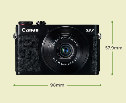 PowerShot G9 X – pohled 1
