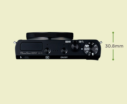 PowerShot G9 X – pohled 2