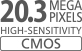20,3MP snímač CMOS
