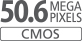 50,6MP snímač CMOS APS-C