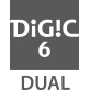 Dvojice procesorů DIGIC 6