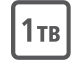 Úložiště s kapacitou 1 TB