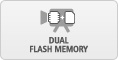 8GB built-in memory + SDXC slot